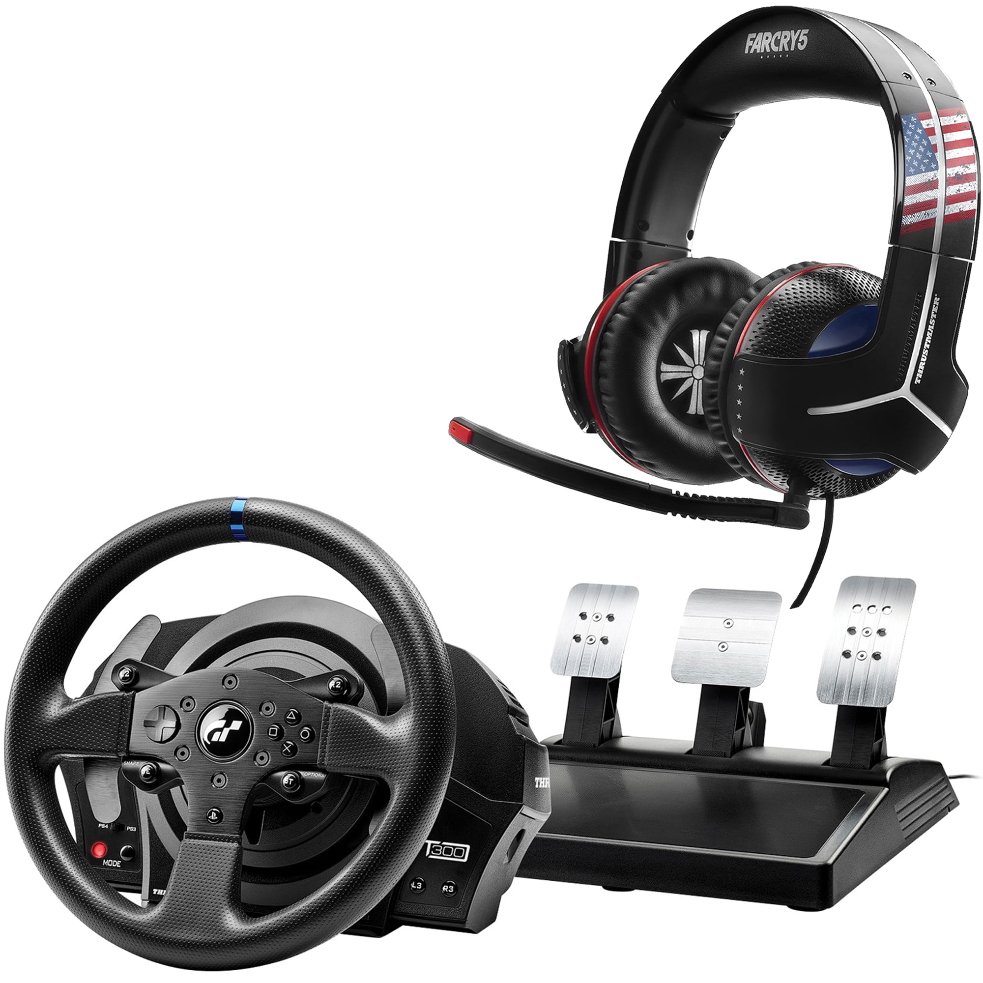 Thrustmaster 4169088 T300RS Gran Turismo Edition Racing Wheel For