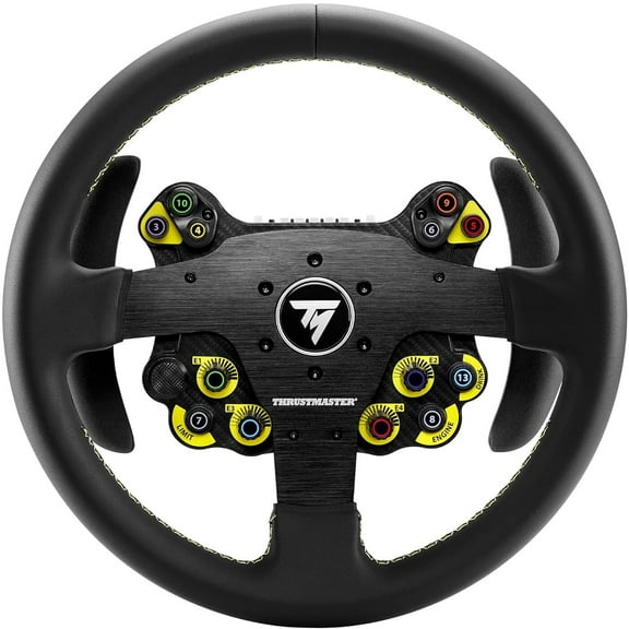 Thrustmaster EVO Racing 32R Leather Wrapped Wheel Rim and Detachable Hub (Compatible with PS4, PS5, Xbox Series, Xbox One and PC)