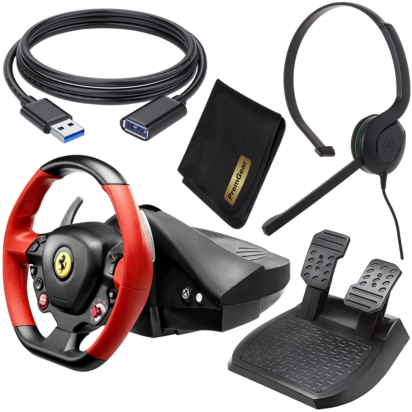 Volant de course édition Ferrari 458 Spider de Thrustmaster pour Xbox  Series X, S et Xbox One