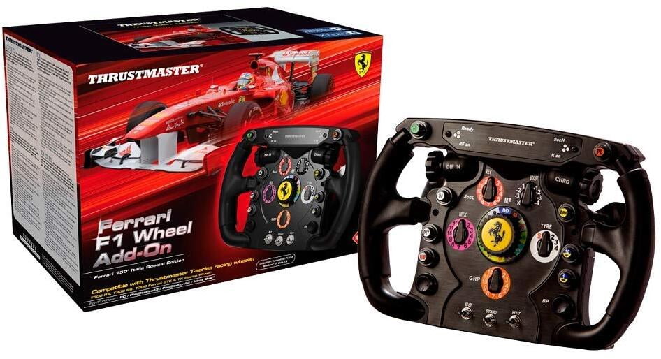 PlayStation4 - Thrustmaster Ferrari F1 Wheel ＋iPhone4S Thrustmaster F1 Racing Wheel (compatible w/ PS5, PS5 Pro, PS4
