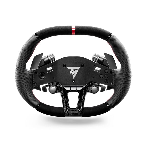 Thrustmaster Hyper Car Wheel Add-On, Ergonomic and wrapped with Leather and Alcantara, Works with Thrustmaster's T818 and T598 ecosystem bases - Compatible on PS5, PS4 and PC