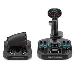 Thrustmaster Sol-R4 HOTAS Flight Stick and Throttle, Hall Effect, 58 Buttons Combo - PC