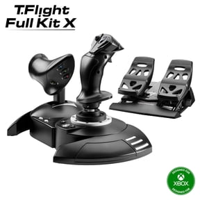 Thrustmaster T-Flight Full Kit, HOTAS Stick, Throttle and Rudder Pedals - PC & Xbox X|S
