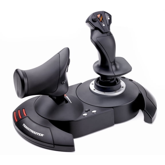 Thrustmaster T-Flight Hotas X Flight Throttle and Joystick, 12 Programmable Buttons - PC