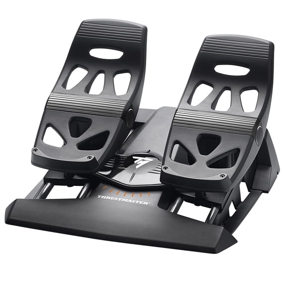 Thrustmaster TFRP Flight Rudder Pedals for PS5, Xbox Series X|S & PC – Realistic Flight Simulator Controls with Sliding Rail System for Smooth Precision