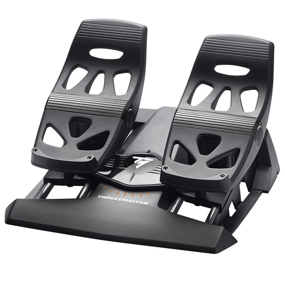 Thrustmaster TFRP Flight Rudder Pedals for PS5, Xbox Series X|S & PC Realistic Flight Simulator Controls with Sliding Rail System for Smooth Precision