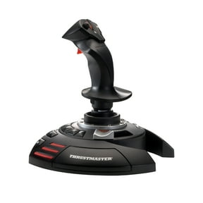 Thrustmaster T-Flight Stick X Flight Joystick, USB with Throttle, 12 Programmable Buttons - PC