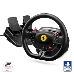 Thrustmaster T98 Racing Wheel and Pedal Set for PS5, PS4 & PC Officially Licensed by Ferrari, Gaming Steering Wheel, Driving Wheel Set
