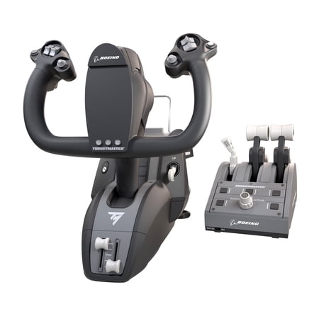Thrustmaster TCA Yoke PACK Boeing Edition – Yoke & Quadrant Bundle for Xbox Series X|S & PC – Realistic Flight Simulator Controls