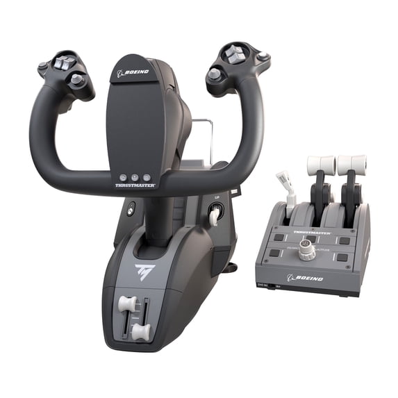 Thrustmaster TCA Yoke PACK Boeing Edition – Yoke & Quadrant Bundle for Xbox Series X|S & PC – Realistic Flight Simulator Controls