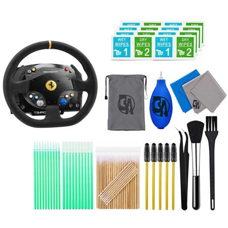 Pre-Owned Thrustmaster - TS-PC Racer Ferrari 488 Challenge Edition Racing Wheel for PC With Cleaning Manual Kit Bolt Axtion Bundle Used