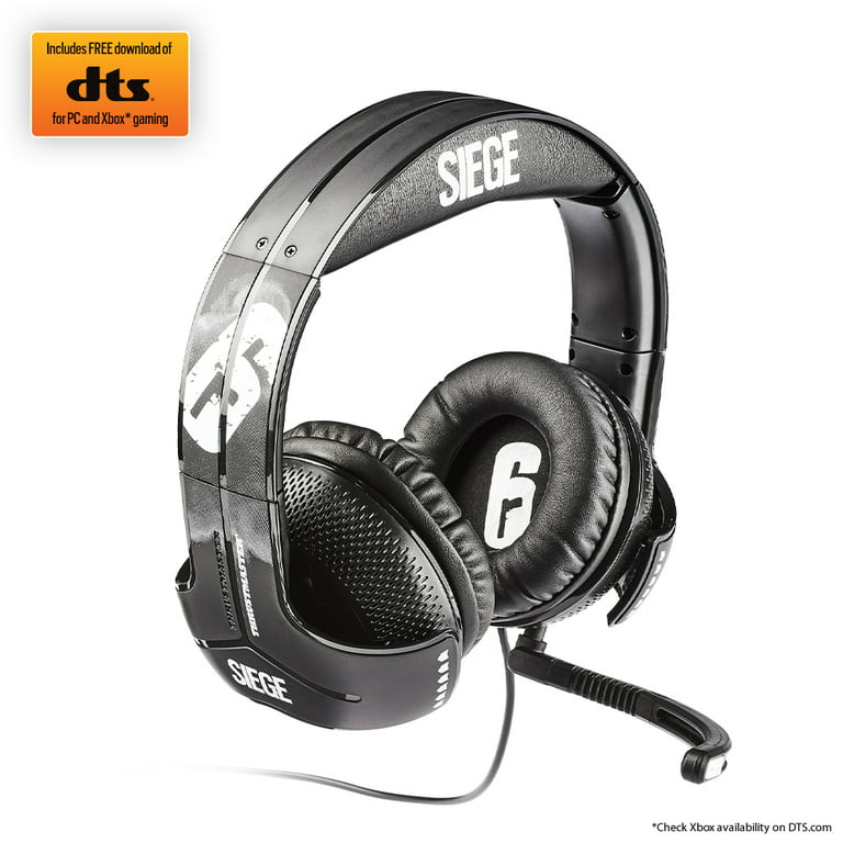Thrustmaster Y-300CPX Rainbow Six Collection Edition Gaming Headset, Black.  Includes Free DTS Headphone:X!