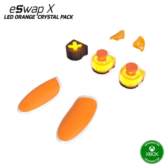 Thrustmaster eSwap X LED Orange Crystal Pack (compatible w/ XBOX Series X/S, PC)