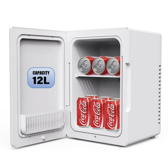 Thrylonx 12L Portable Compact Fridge,120V AC/12V DC Electric Cooler ...