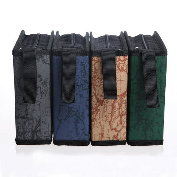 Thsue 4Colors 40CD DVD Disc Organizer Storage Cover Carry Case Holder Box Bag