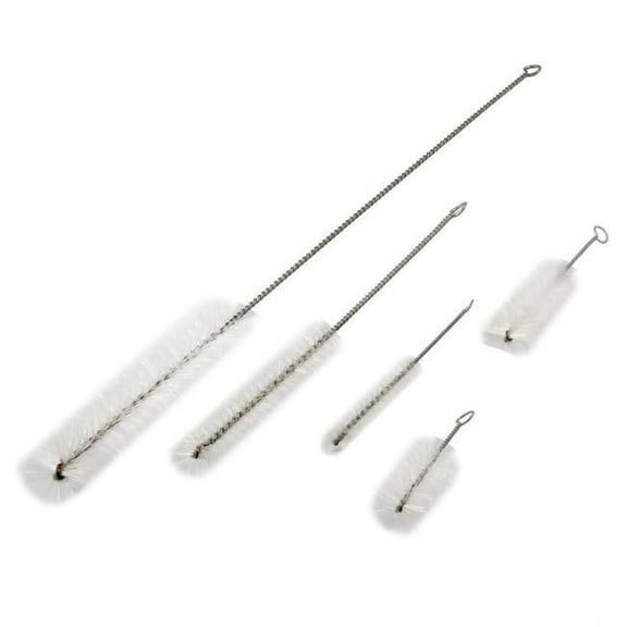 Thsue 5Pc White Bristle Aquarium Tank Water Pump Cleaning Brush