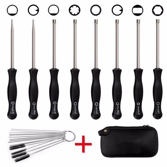 Thsue Carburetor Adjustment Tool Set 8 Pcs Tune-up Adjusting Engine 2 Cycle Screwdrive