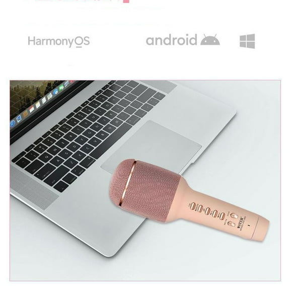 Thsue Microphone Speaker Integrated Wireless Microphone Bluetooth Mobile Live Karaoke Family KTV Microphone Battery Operated Handheld TW-S Pair With Four Kinds Of Sound Effects