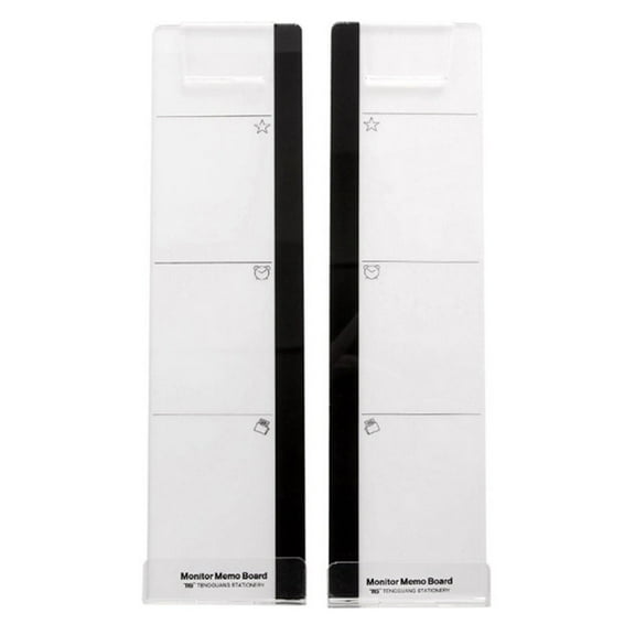 Thsue New Computer Monitor Screen Memo Board Pads Side Panel Sticky Reminder Holders