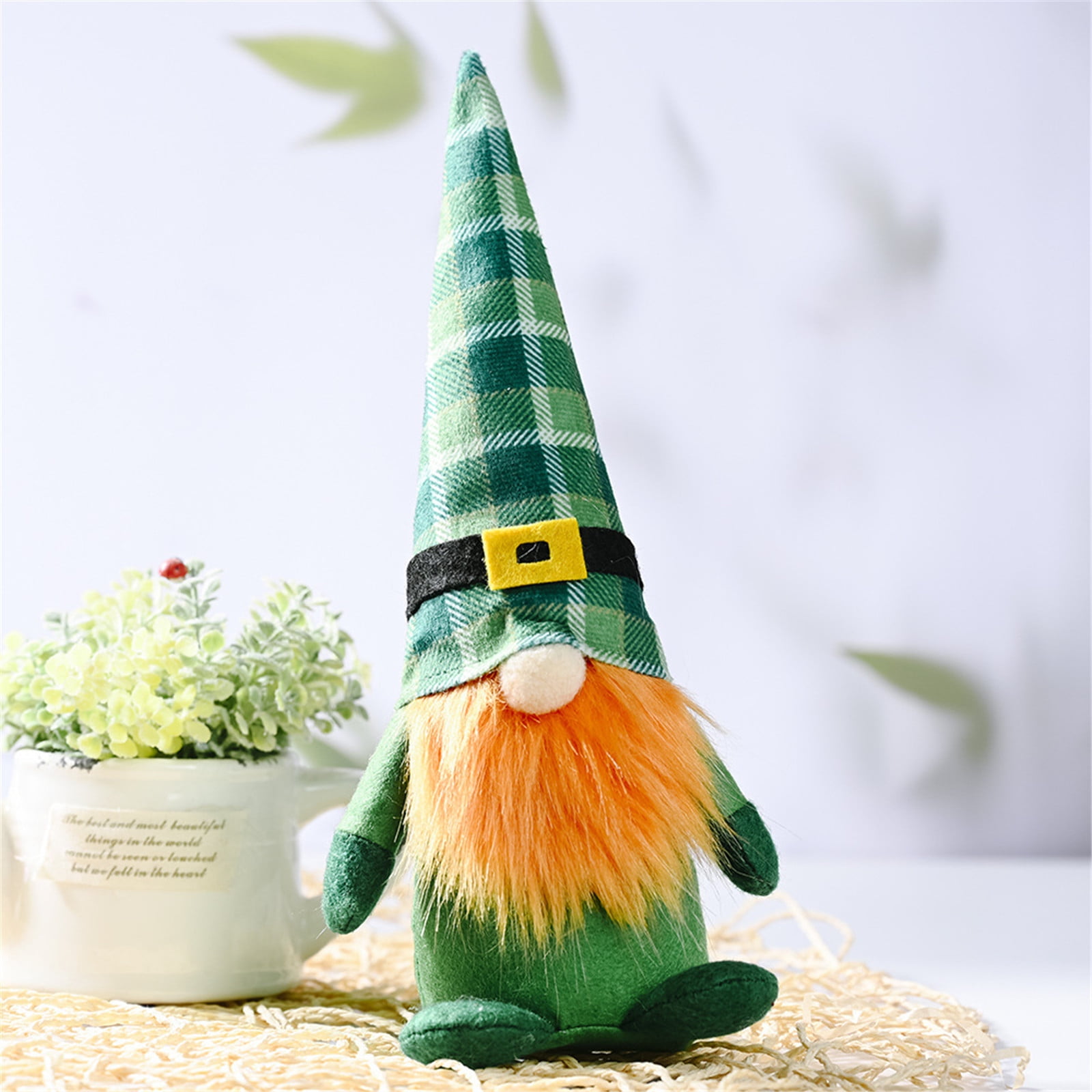 Thsue St. Patrick's Day Decorations Irish Day Faceless Doll Rudolph Goblin  Gnomes Handmade Gift Decorations - Walmart.com, image size:1600x1600
