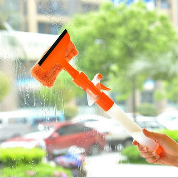 Thsue Window Cleaner With Water Spray Window Cleaner And Double Side Glass Cleaner