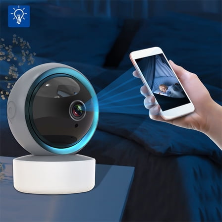 Thsue Wireless Security Camera, WiFi Home Indoor Camera For Baby/Pet/Nanny, Motion Detection, 2 Way Audio Night Vision, Works With Alexa