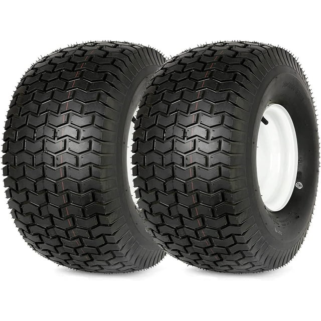 Thten 20x10.00-8 Tubeless Lawn Mower Tires with Rim, 3.5