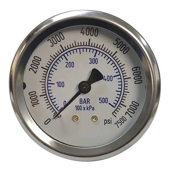 Thuemling Pressure Gauge,0 to 200 psi,2-1/2" Dial SC-SCBA-200