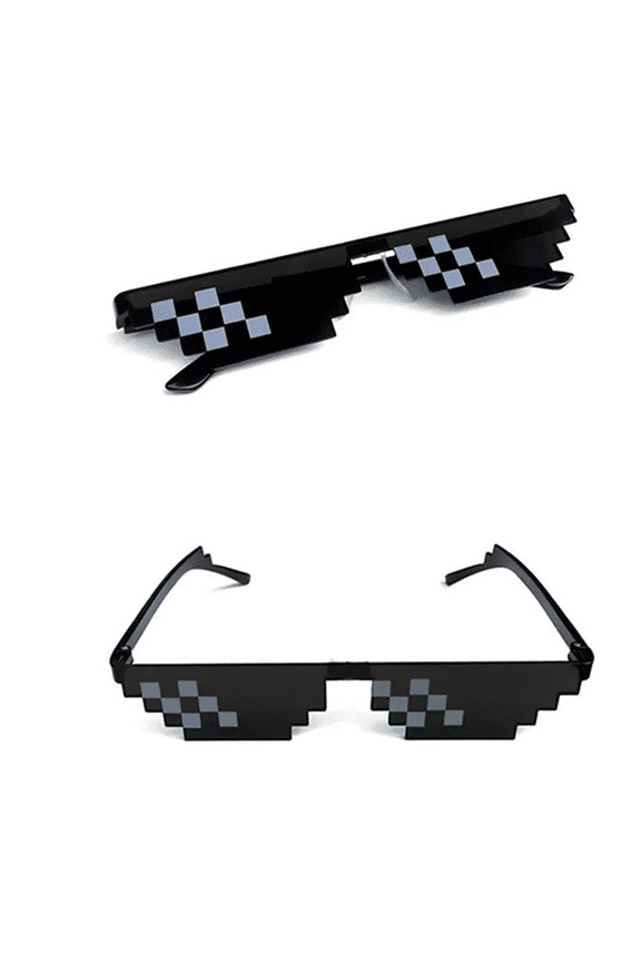Thug Life Glasses Deal With It Sunglasses MLG Eyewear Unisex Meme Cool 8 Bit