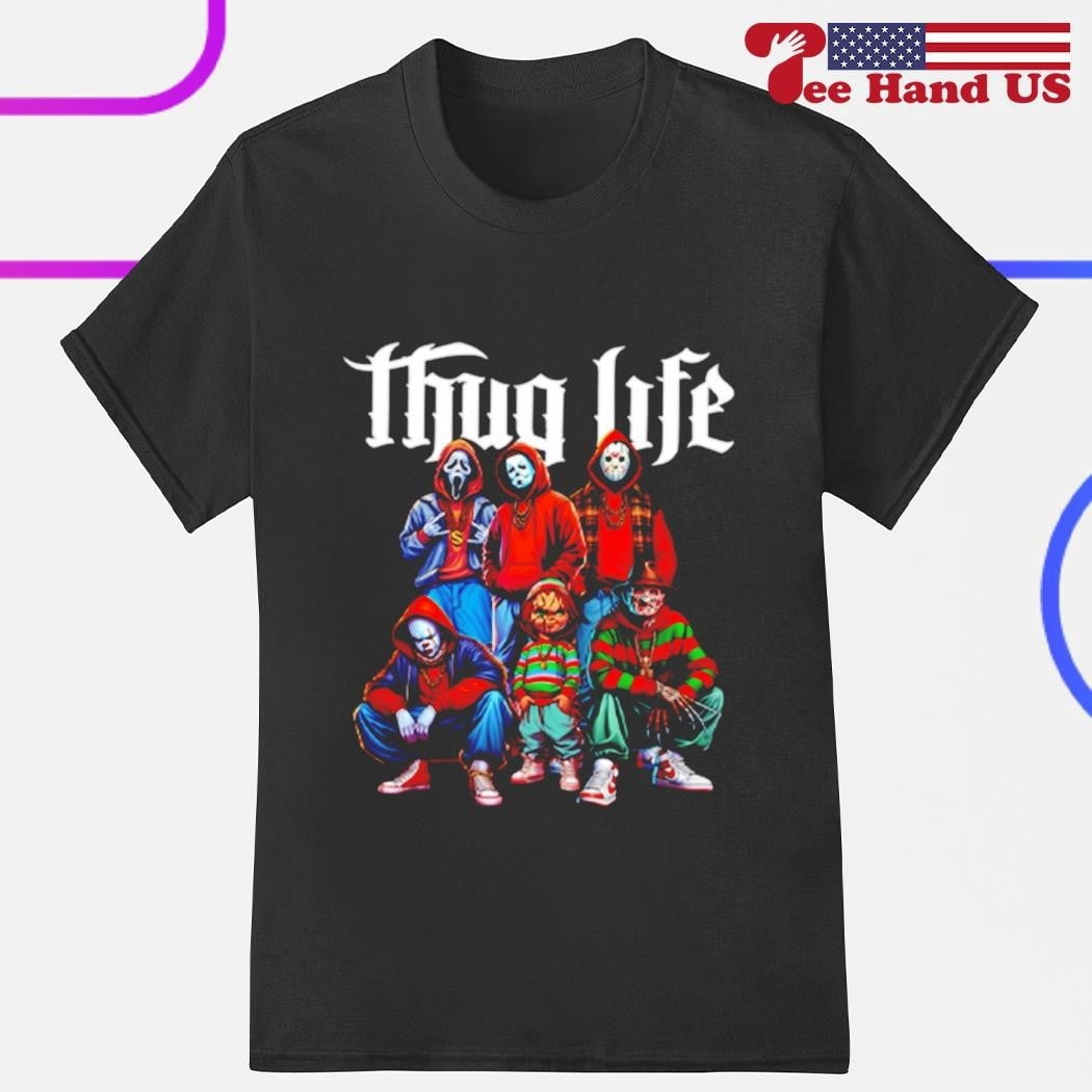 Thug Life Horror Movie Characters Shirt