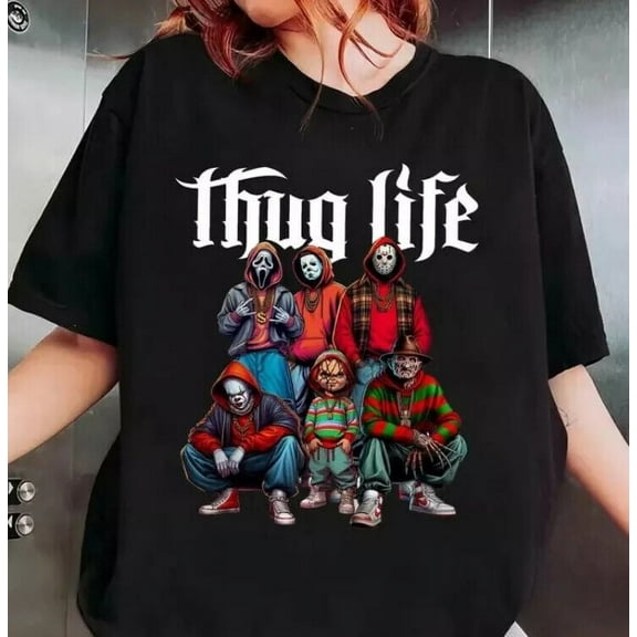 Thug Life Horror Movie Shirt, Movie Killer Shirt, Scary Halloween Shirt, Horror