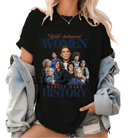 Thug Life Kamala Harris Feminist Graphic Womens T Shirt Funny Graphic Tees Short Sleeve Cotton Tops Black,M