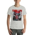 thumbnail image 1 of Thug Life Unisex t-shirt Graffiti  (Athletic Heather, XS), 1 of 6