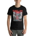 thumbnail image 1 of Thug Life Unisex t-shirt Graffiti  (Black, XS), 1 of 6