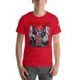 thumbnail image 1 of Thug Life Unisex t-shirt Graffiti  (Red, 2XL), 1 of 6