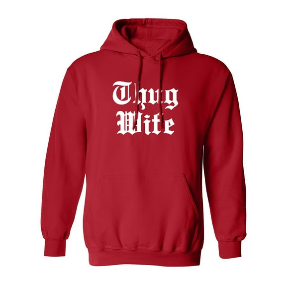 Thug Wife Adult Hooded Sweatshirt