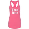 thumbnail image 1 of Thug Wife Racerback Tank, 1 of 2