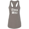 thumbnail image 1 of Thug Wife Racerback Tank, 1 of 2