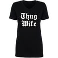 thumbnail image 1 of Thug Wife Womens V-Neck T-Shirt, 1 of 2