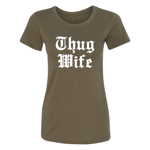 Thug Wife Womens crewneck tee