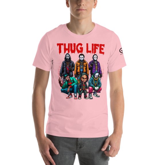 Thugg Life Unisex t-shirt V4 (Pink, L)
