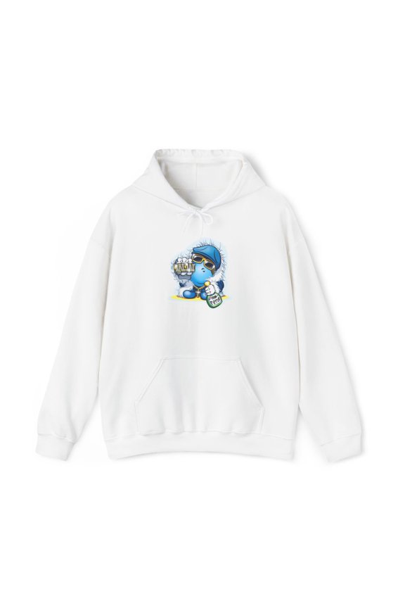 Thugsta Willy World Industries 2000s Skateboard Vintage Classic Hoodie Print - M / White