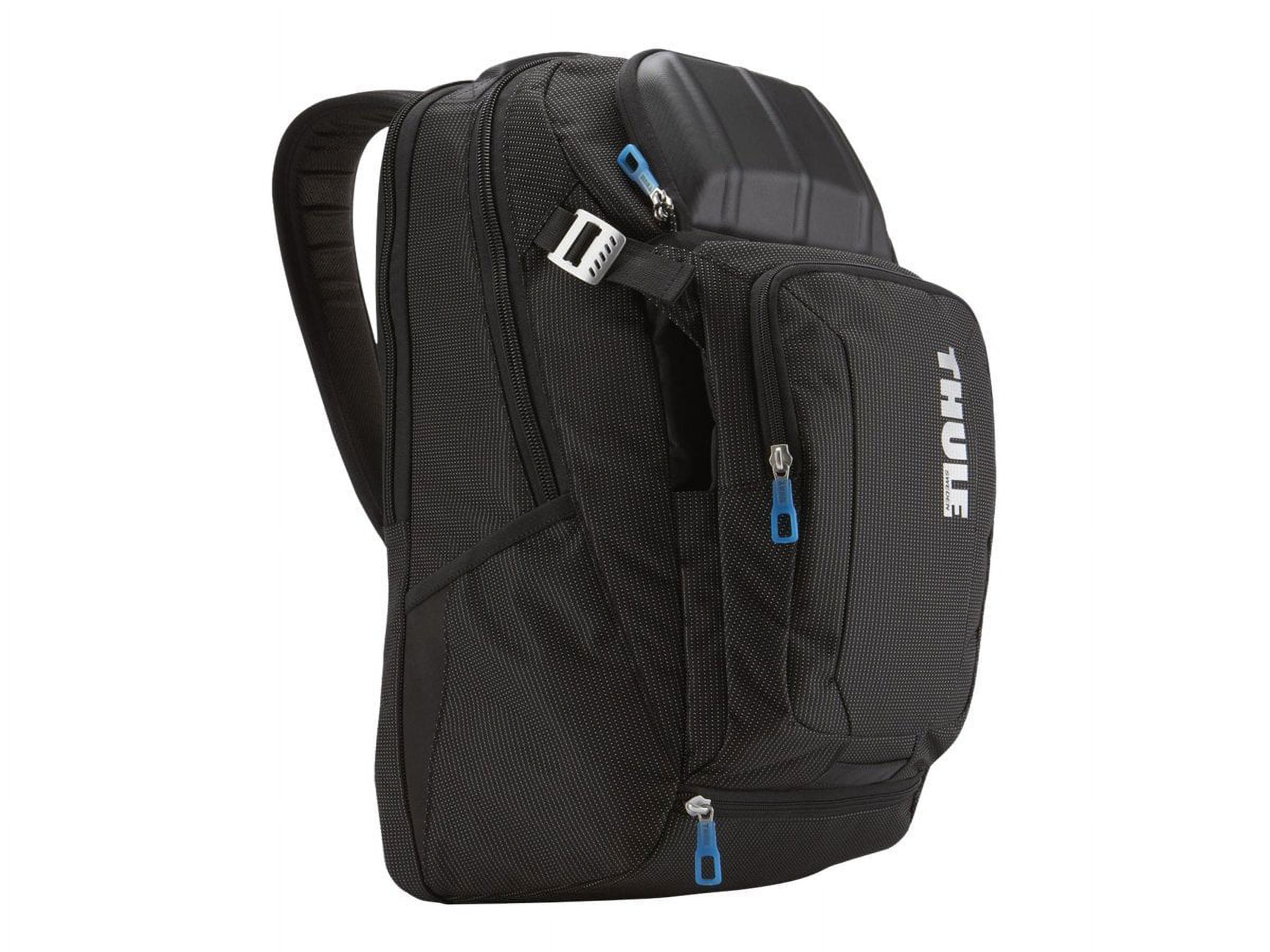 Thule Crossover 32L Weatherproof Backpack for 17 Laptop with 10.1 Tablet  Sleeve, Crushproof SafeZone, & Water Bottle Holder Black 3201383 - Best Buy