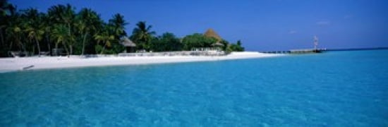 Thulhagiri Island Resort Maldives Canvas Art - Panoramic Images (36 x 12)