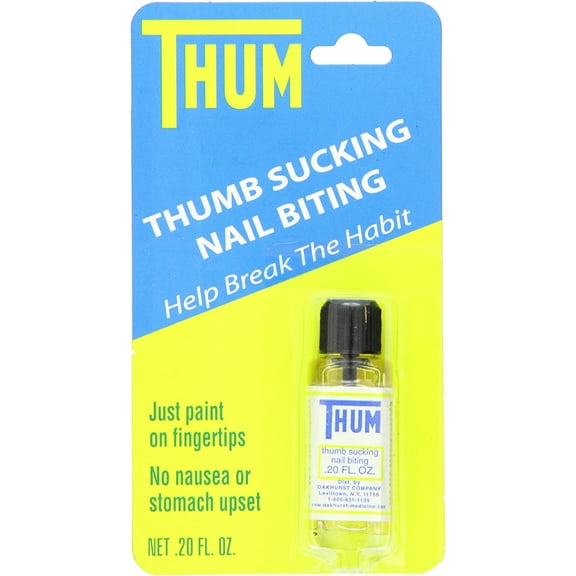 Thum Liquid Stops Thumb Sucking And Nail Biting - 0.2 Oz