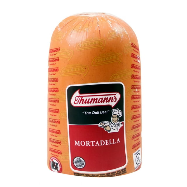 Thumann's Mortadella (Pork), DeliSliced, Plastic