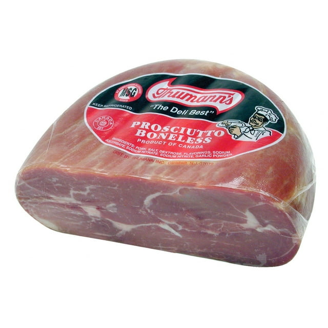 Thumann's Prosciutto (Pork), DeliSliced, Plastic