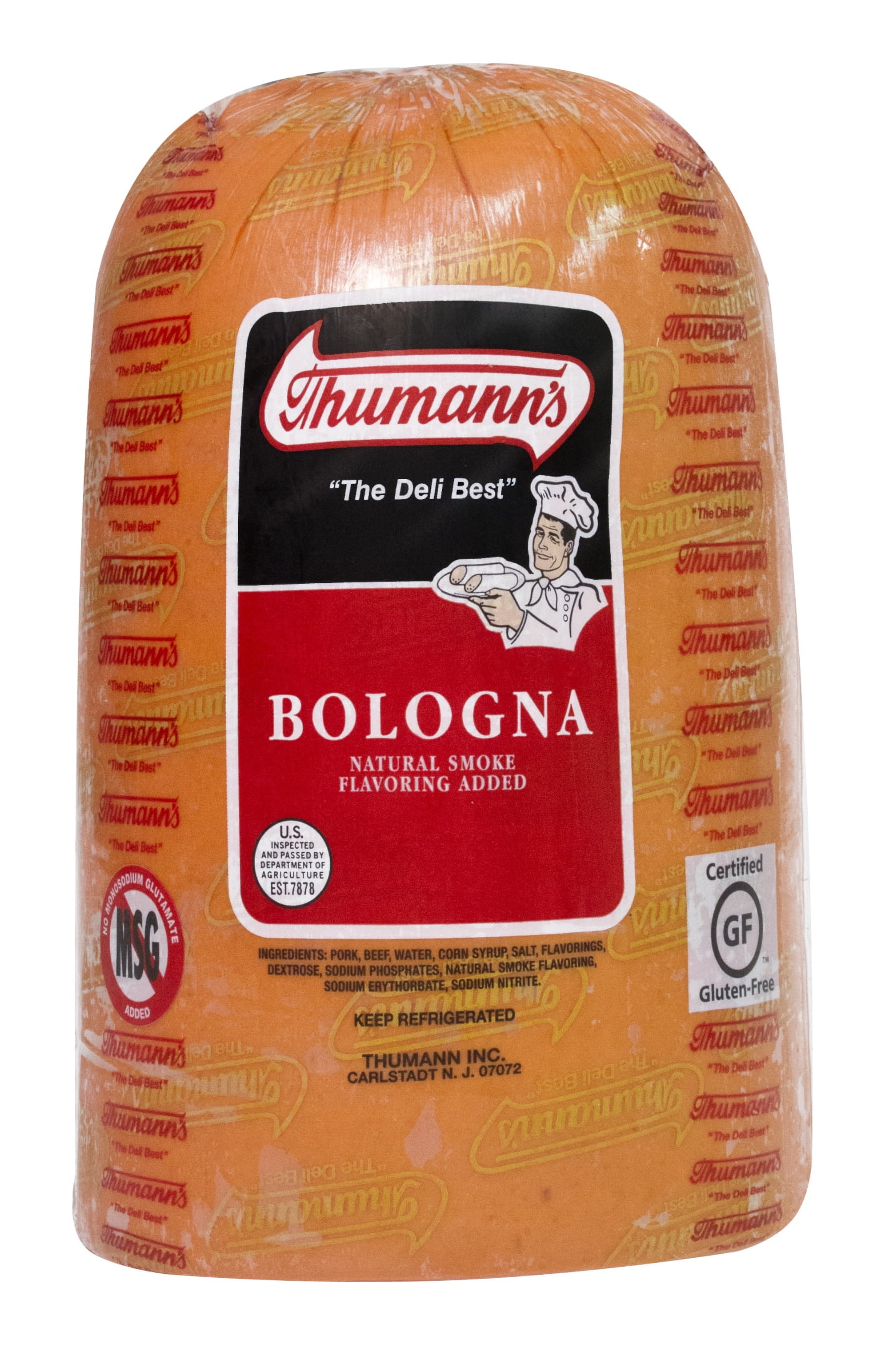 Thumanns Traditional Wide Loaf Pork & Beef Bologna, DeliSliced