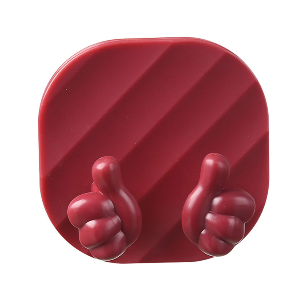 Thumb Adhesive Cable Organizers Creative Heavy Duty Plug Holders for