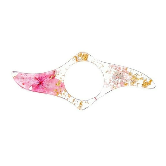 Thumb Book Support Convenient Bookmark Personalized Acrylic Book Page Holders(Pink)